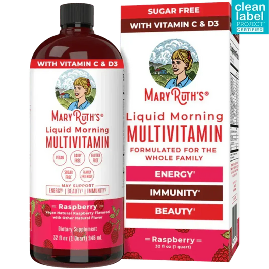 Multivitaminico - Frambuesa - Mary Ruths x 946ml Glamurify